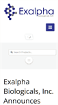 Mobile Screenshot of exalpha.com